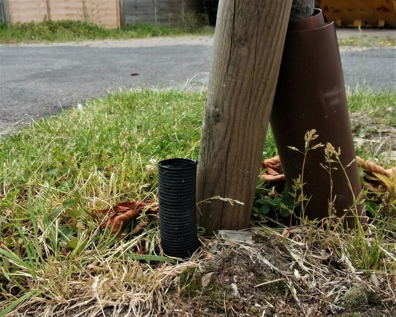 Tree watering pipe